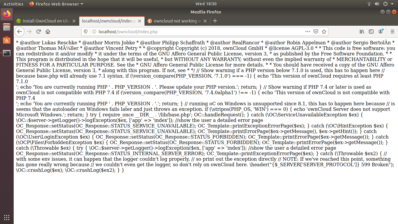 Owncloud isn't recognizing PHP 7.3 - Server - ownCloud Central