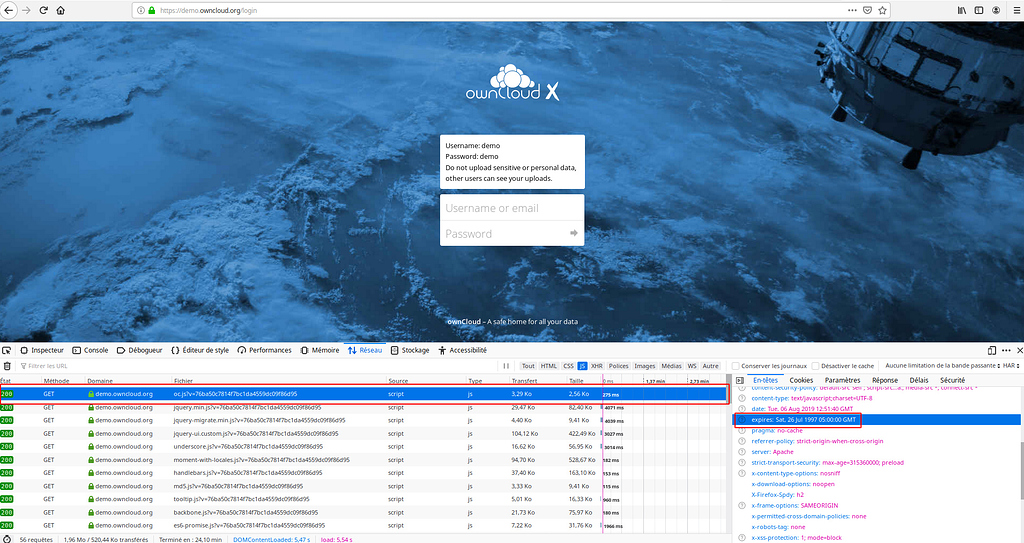 ownCloud expires core/js/oc.js - Server - ownCloud Central