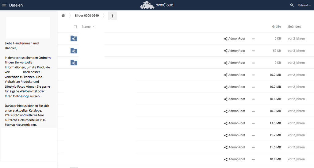 Text on the Left side - Server - ownCloud Central