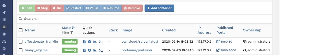 owncloud port