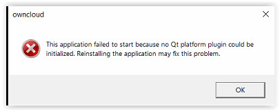 qt platform plugin could not be initialized